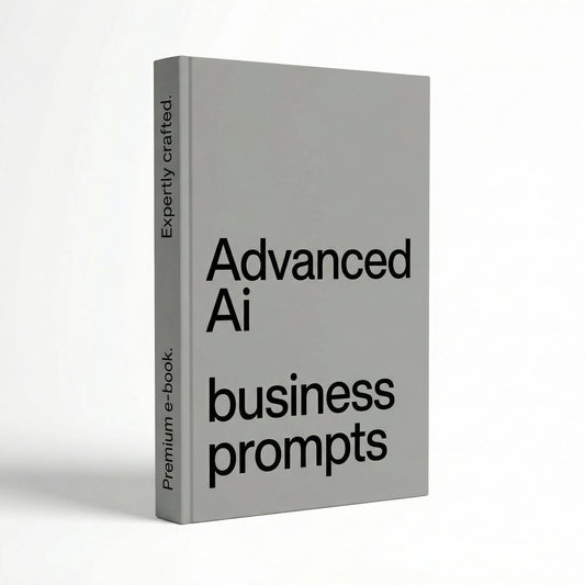 Advanced AI Business Prompts — 30 High-Profit Prompts to Turn AI Into an Income Tool
